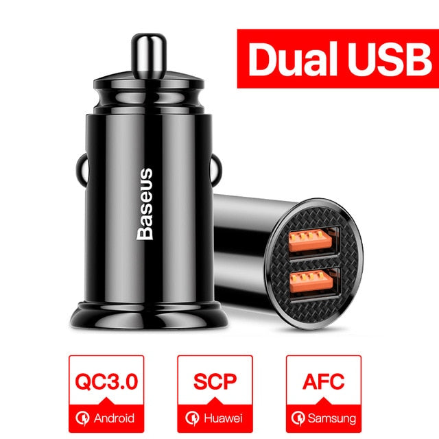 Baseus Quick Charge 4.0 3.0 USB Car Charger