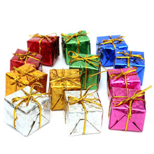 Load image into Gallery viewer, 12pcs/lot Christmas Tree Hanging Mini 2.5cm Square Foam Gift Box
