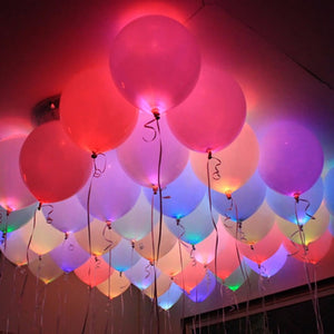 10Pcs Mini LED Balloon Light Bulbs