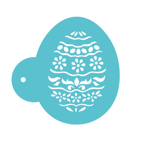 Easter Eggs Shape Faberge Pattern Cookie Stencil