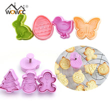 Load image into Gallery viewer, 4pcs Easter Cookie Stamp
