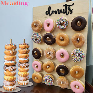 Wooden Donut Wall Stand