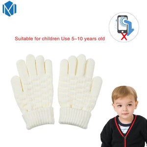 Solid Soft Female Gloves