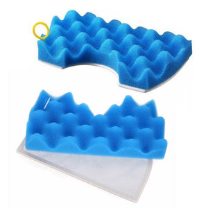 2set Blue Sponge Filter + White Cotton Hepa Filter