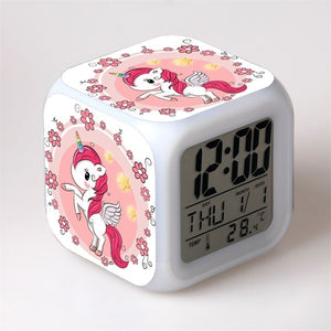 LED Unicorn Alarm Clock