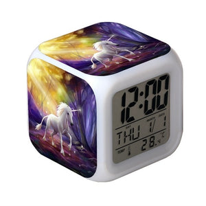 LED Unicorn Alarm Clock