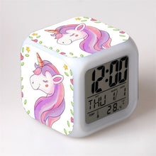 Load image into Gallery viewer, LED Unicorn Alarm Clock
