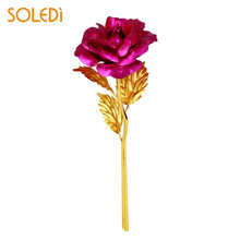 Load image into Gallery viewer, 24K Gold Plated Golden Rose Flower
