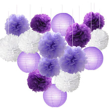 Load image into Gallery viewer, 16pcs Tissue Paper Flower Ball Set
