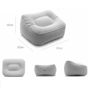 Inflatable Portable Travel Footrest / Pillow